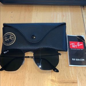 Rayban Polarized Hexagonal Flat Lenses